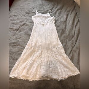 Cat & Jack White Eyelet Dress